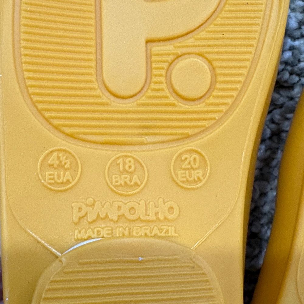 Yellow Pineapple Baby Sandals - Picture 3 of 6